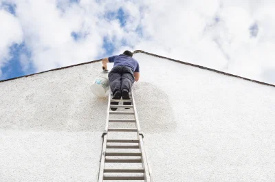 Peinture extérieure à Orglandes — façades et ravalement